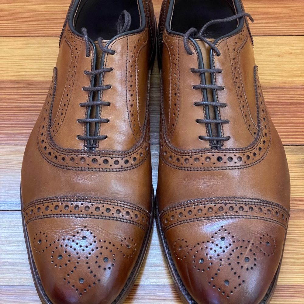 ALLEN EDMONDS Strand Cap-toe Oxford Shoe - Walnut Brown Size 10.5E